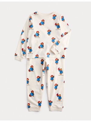 Marks & Spencer Saf Pamuklu Paddington Pijama Takımı (1‑8 Yaş)