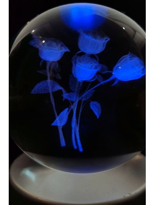 Normadia Işıklı Cam Küre Güller ile Zarif Dekorasyon Anları