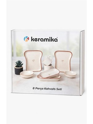 Keramika Kahvaltı Seti 8 Parça