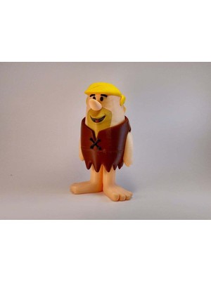 Hasfar Tech Dekoratif Taş Devri Erkek Figürü | Retro Karakter Biblo | Koleksiyon & Masa Üstü Süsü