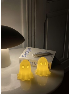 Hayalet Gece Lambası-Sıcak Işıklı Dekoratif Masa Üstü Lamba