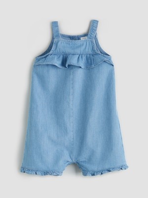 Lc Waikiki Yeni Sezon Kare Yaka Basic Kız Bebek Tulum