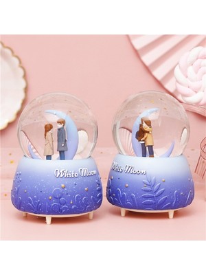 Normadia Büyük Boy Işıklı Müzikli Kar Küresi, Püskürtmeli ve Parlak Tasarım