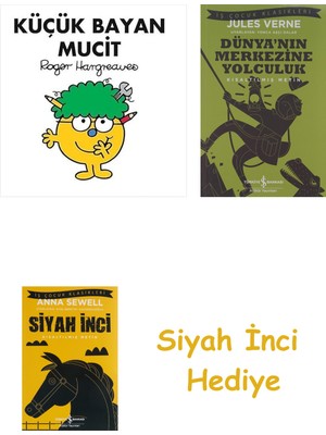 Doğan Egmont Yayıncılık Küçük Bayan Mucit + Dünyanın Merkezine Yolculuk + Siyah Inci Hediye