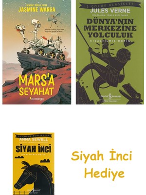 Domingo Yayınevi Mars'a Seyahat (Yılın En Iyi Çocuk Kitabı - Amerikan Kütüphane Derneği) + Dünyanın Merkezine Yolculuk + Siyah Inci Hediye