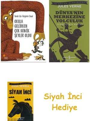 Günışığı Kitaplığı Okula Gelirken Çok Komik Şeyler Oldu + Dünyanın Merkezine Yolculuk + Siyah Inci Hediye