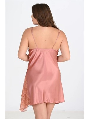 MTM My The Mall Giyim Büyük Beden Bakır Gecelik  2109