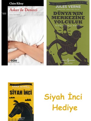Yapı Kredi Yayınları Asker ile Denizci + Dünyanın Merkezine Yolculuk + Siyah Inci Hediye