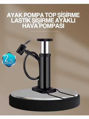 HERŞEYBURDAMODA Extra Güçlü Ayak Pompası Otomobil Motosiklet Bisiklet Uyumlu