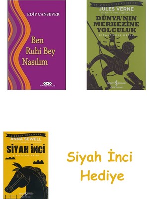 Yapı Kredi Yayınları Ben Ruhi Bey Nasılım + Dünyanın Merkezine Yolculuk + Siyah Inci Hediye