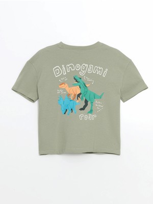 Lc Waikiki Yeni Sezon Bisiklet Yaka Baskılı Erkek Bebek Pike Tişört