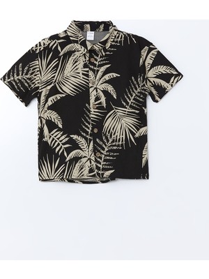Lc Waikiki Yeni Sezon Rahat Kalıp Baskılı Erkek Çocuk Gömlek
