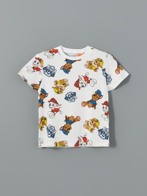 Lc Waikiki Yeni Sezon Paw Patrol Baskılı Erkek Çocuk Tişört