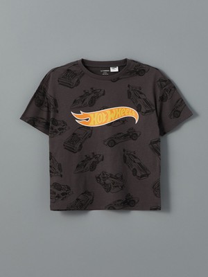 Lc Waikiki Yeni Sezon Hot Wheels Baskılı Erkek Çocuk Tişört