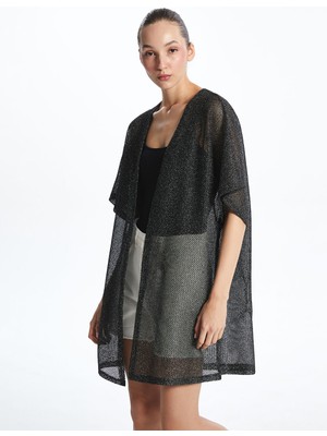 Lc Waikiki Yeni Sezon Şal Yaka Parlak Görünümlü Kadın Kimono