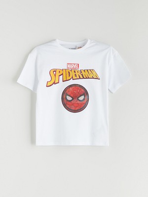 Lc Waikiki Yeni Sezon Spider-Man Baskılı Erkek Çocuk Tişört