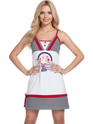 MTM My The Mall Giyim 2421 Berrak Bayan Cizgili Cruise Elbise