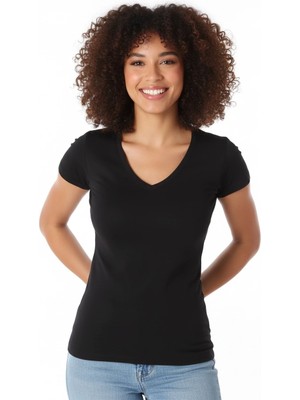 MTM My The Mall Giyim Berrak Bayan Kısa V Yaka 2132