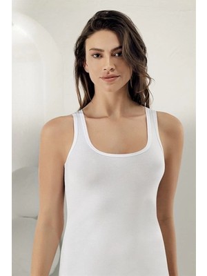 MTM My The Mall Giyim Şahinler Kadın Geniş Askılı Basic Atlet B800