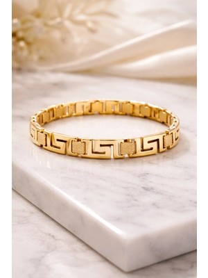 Xuping 14K Gold Kaplama Marka Model Bileklik