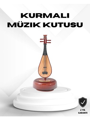 Figürlü Müzik Kutusu Zarif Melodili Dekoratif Model