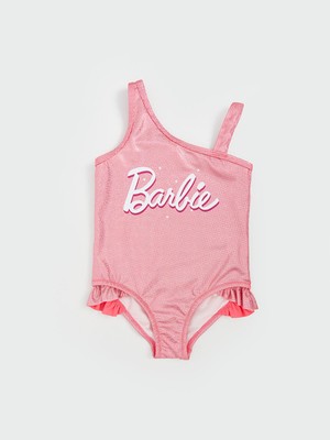 Lc Waikiki Yeni Sezon Barbie Baskılı Kız Çocuk Mayo