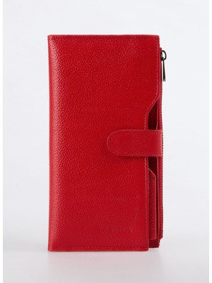 Fabrika Kırmızı Kadın Cüzdan Frk 501 Flt Deri Kırmızı