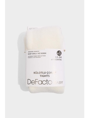 DeFacto Dikişsiz Pamuklu Havlu Çorap Kız Bebek G7881A5NS