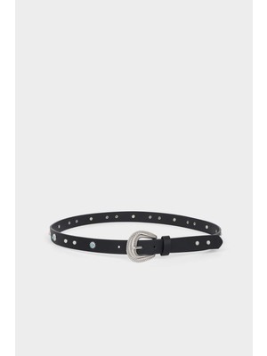 DeFacto Kadın Oval Toka Suni Deri Günlük Kemer G7914AXNS