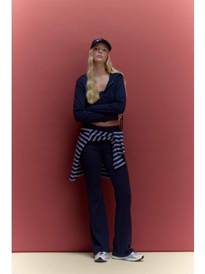 DeFacto Flare Fit Ribana Pantolon E0628AX26SP