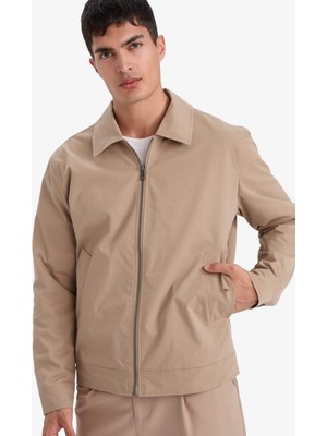 DeFacto Regular Fit Polo Yaka Astarlı Fermuarlı Mont F7755AX26SP