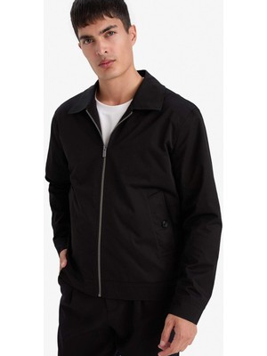 DeFacto Regular Fit Polo Yaka Astarlı Fermuarlı Mont F7755AX26SP