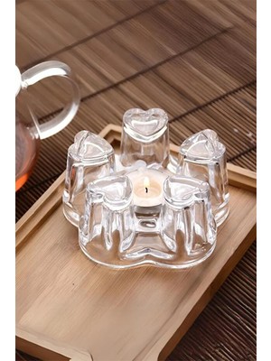 PremiumPort Warmy Cam Demlik Altı Isıtıcı Stand, 14 Cm, Şık ve Kullanışlı Tasarım