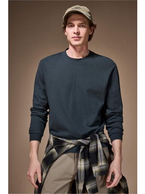 DeFacto %100 Pamuk Uzun Kollu Body F8733AX26SP