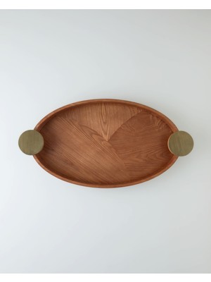 English Home Rosse Dekoratif Tepsi 68X35X6 cm Kahve