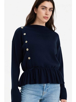 DeFacto Regular Fit Kayık Yaka Kazak H2160AX26SP