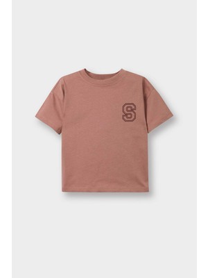 DeFacto Baskılı Kısa Kollu Tişört Erkek Bebek D7910A526SM