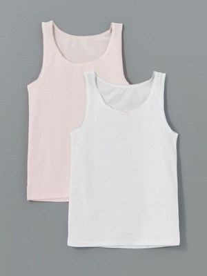 Lc Waikiki Yeni Sezon Bisiklet Yaka Kız Çocuk Atlet 2'li