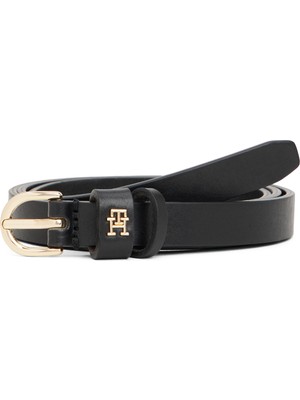 Tommy Hilfiger Siyah Kadın Kemer Essentıal Effortless 1.5