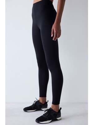 Penti Siyah Yüksek Bel Miracle Fit Crop Tayt