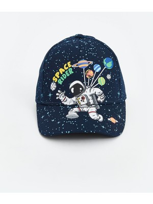Lc Waikiki Yeni Sezon Astronot Baskılı Erkek Çocuk Kep Şapka