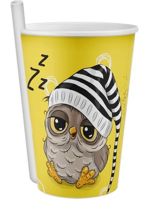 Esranın Dünyası Kendinden Pipetli Bardak 400 ml (1 Adet ) RSEVV34-ESRDNS