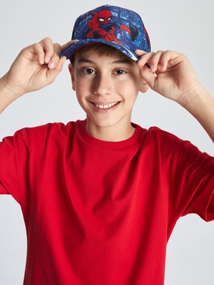 Lc Waikiki Yeni Sezon Spider-Man Baskılı Erkek Çocuk Kep Şapka