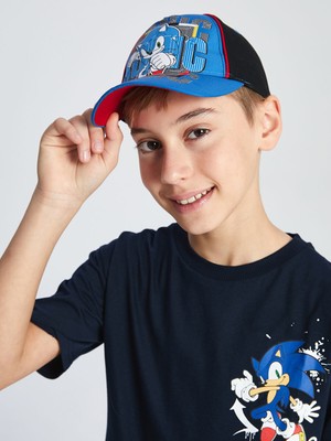 Lc Waikiki Yeni Sezon Sonic Baskılı Erkek Çocuk Kep Şapka