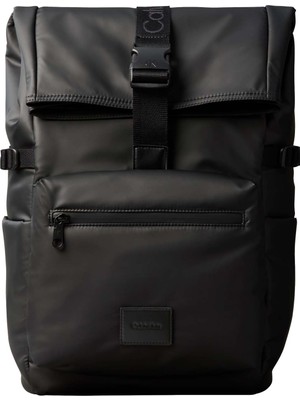 Calvin Klein Siyah Erkek Sırt Çantası Puffer Utılıty Rolltop Backpack