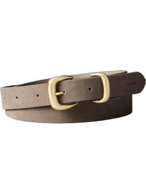 Calvin Klein Kahve Kadın Kemer 2 Pıece Suede Strap 25MM