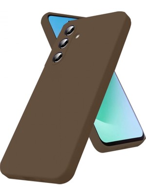 Özbience Kahverengi Silikon Kılıf, Samsung Galaxy S25 Fe Için Şık ve Koruyucu