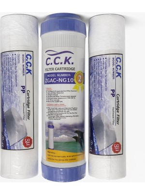 Aqualine Su Arıtma Filitresi 3'lü Set