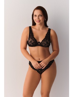 Suwen Flower Glam Dantel Detaylı Slip Külot