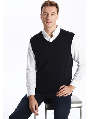Lc Waikiki Yeni Sezon Standart Kalıp V Yaka Erkek Triko Süveter